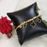 Black Clover Charms Bracelet