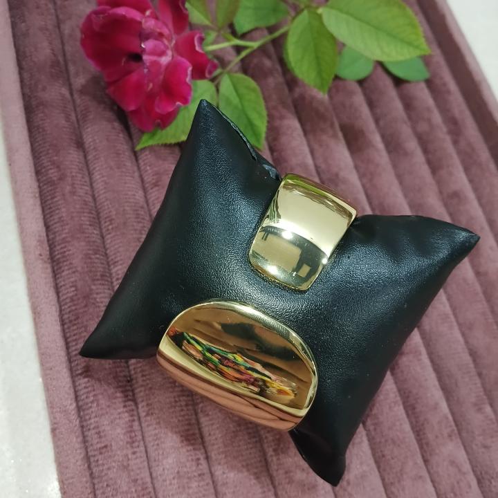 Opulent Radiance Anti-Tarnish Gold Cuff Bracelet