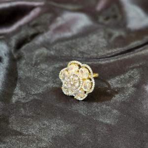 Zahra Moissanite Bloom Ring