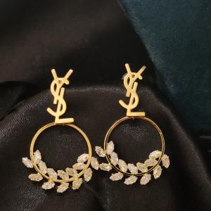 Lumière Leaf Crest Hoops (YSL Inspired)