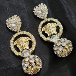 Regalia Medusa Crystal Drop Earrings