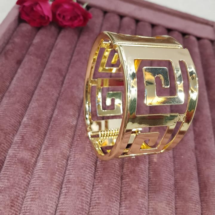 Greek Maze Statement Cuff