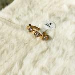“Trinity Hearts” Gold-Plated Ring