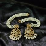 Pearl Adorned Vintage Chandelier Earrigs