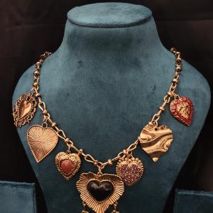 Luxe Aabhushan Heirloom Hearts Statement Necklace