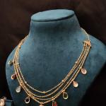 Meher Moissanite Diamond Layered Necklace Set