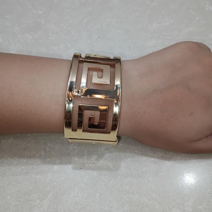 Greek Maze Statement Cuff
