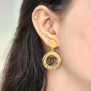 Chérie Luxe Logo Hoop Drops (Chanel Inspired)