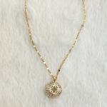 Aurelia Clover Medallion Necklace