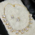 Celestial Radiance American Diamond Necklace Set