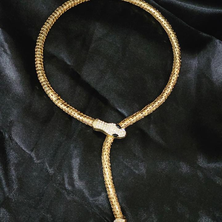 Serpent Elegance Necklace-Cum-Bracelet