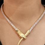 Serpentine Radiance Choker Necklace