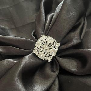 Zariah Regal Square Cocktail Ring