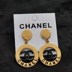 Chérie Luxe Logo Hoop Drops (Chanel Inspired)