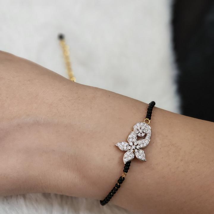 Phoolratna CZ Mangalsutra Bracelet