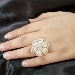 Zahra Moissanite Bloom Ring