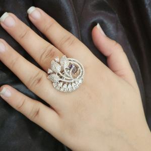 Celestia Amethyst Bloom Ring