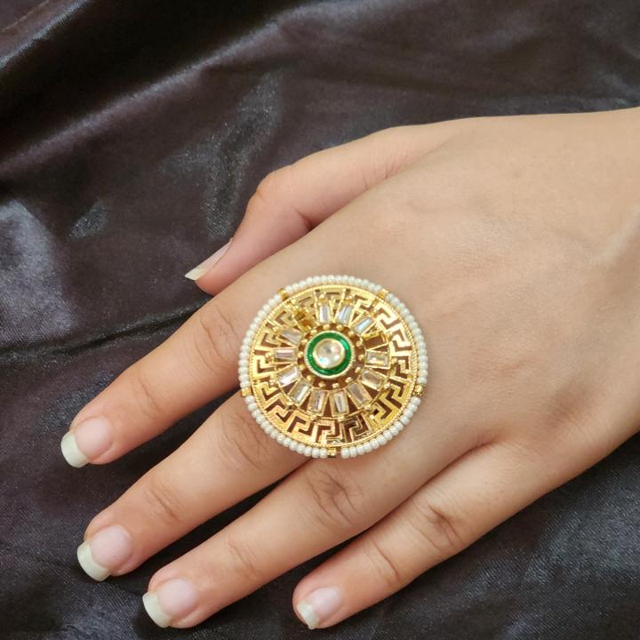 Divya Mandala Statement Ring