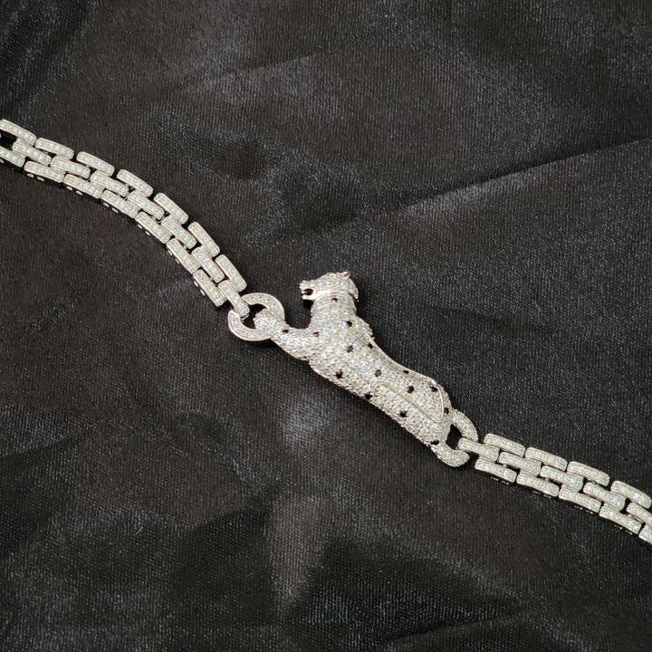Silver Panther Royale Bracelet