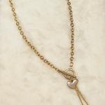 Elysian Grace Heart Pendant Necklace