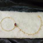 Royal Meenakari Pearl Drop Nath