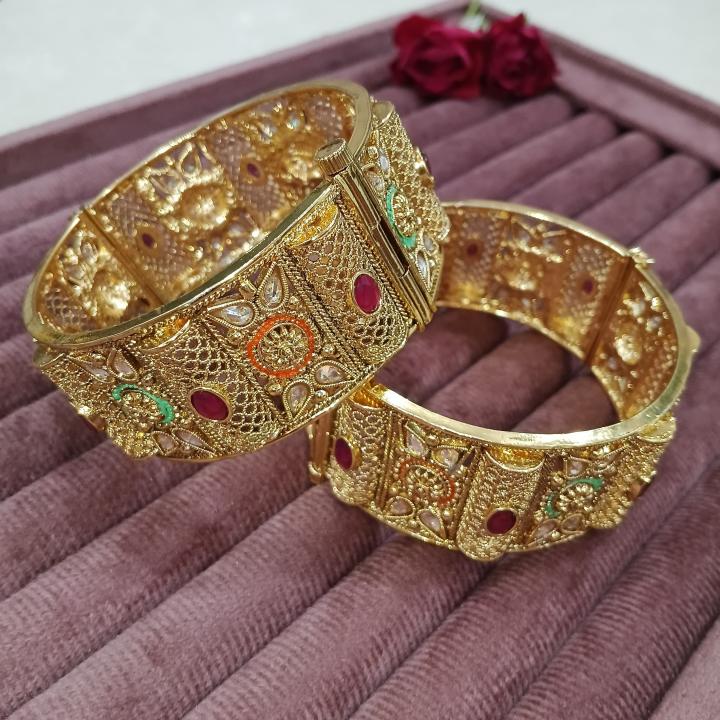 Meher Jadau Polki Kadas (Set of 2)