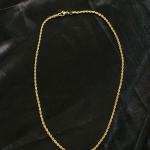 Sunehri Twist Rope Chain Necklace