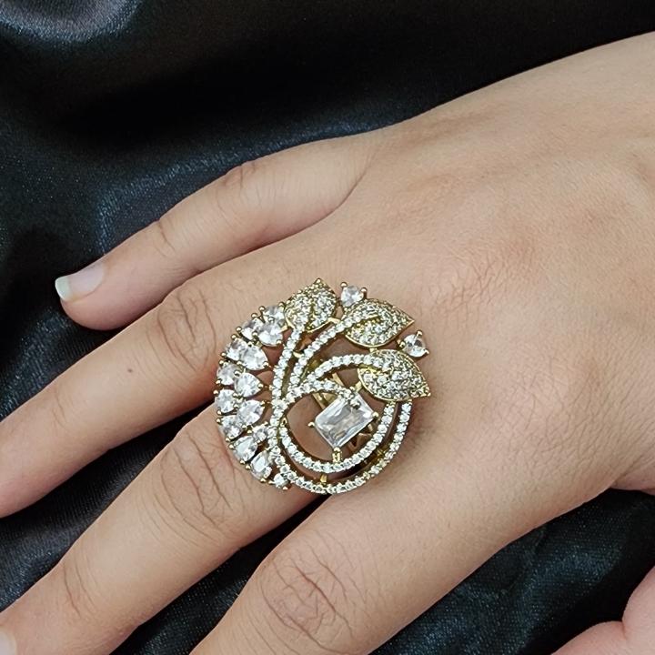 Celestial Bloom Statement Ring