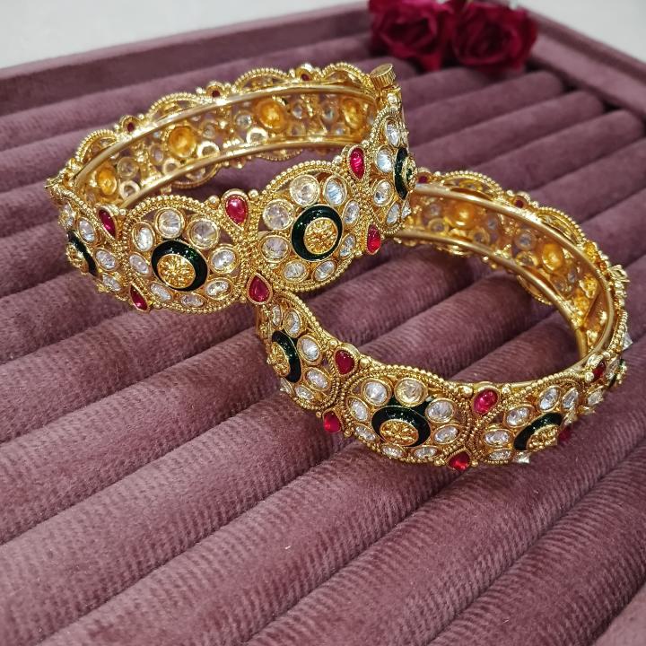 Viraasat Kundan Rajputi Bangles