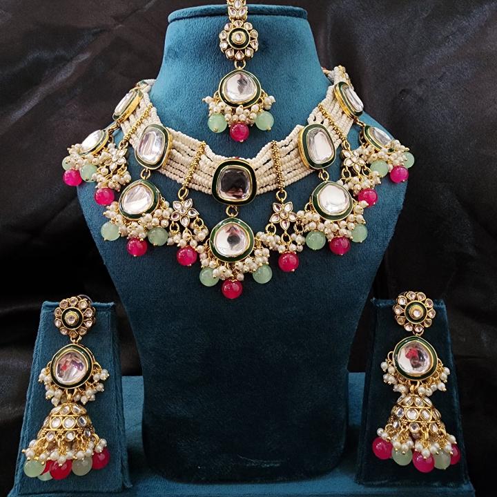 Mehreen Polki Kundan Bridal Set