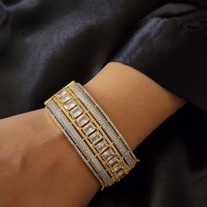 The Imperial Grace Pearl & Crystal Bracelet