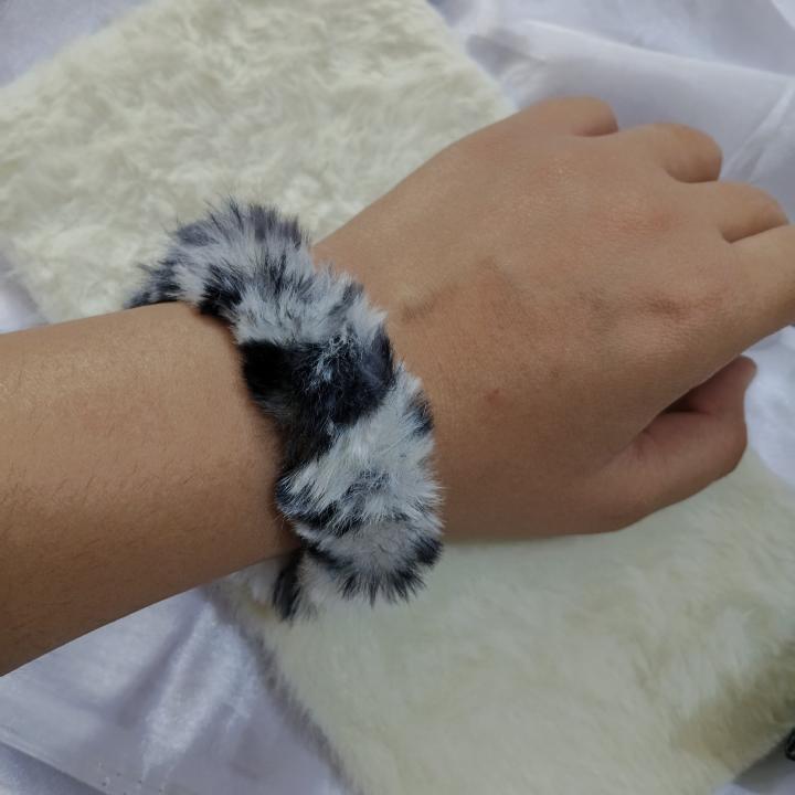Arctic Marble Scrunchie